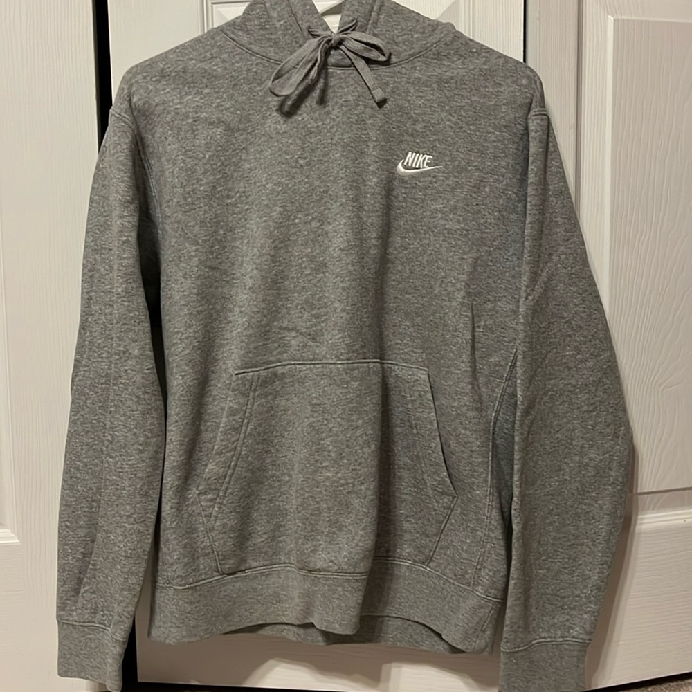 Nike gray heathered hoodie